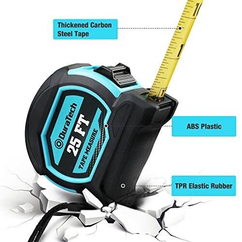 Magnetic Tape Measure 25FT with Fractions 1/8, Retractable 25 FT 1PCS - Picture 3 of 7