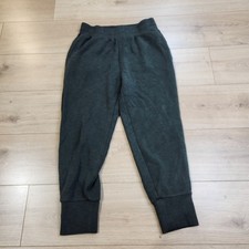 Varley DoubleSoft Slim Cuff Jogger Pants Womens Medium Gray Elastic Waist Lounge
