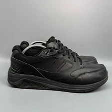 New Balance 928v3 Men's 9 Wide Black Leather Athletic Running Sneakers Low Top