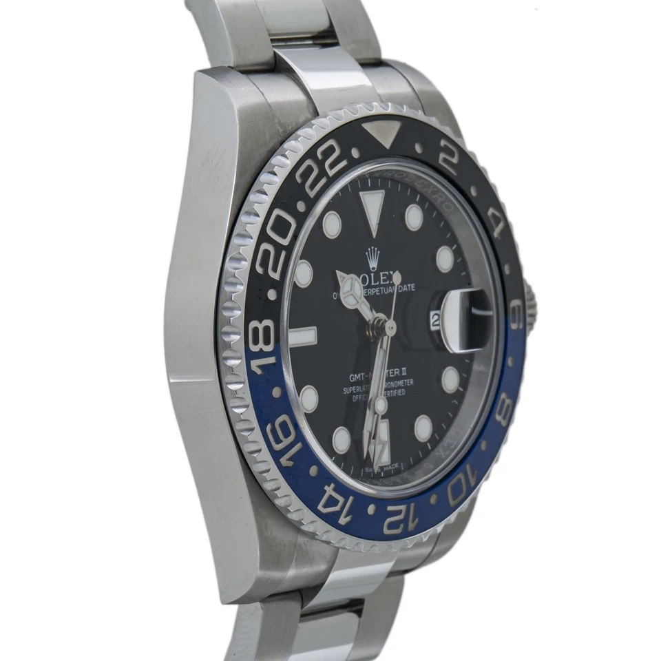 Rolex GMT-Master II 116710BLNR Batman MINT Auto SS Black Dial Men's Watch 40mm - Image 4 of 4