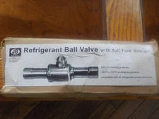 New  J/B Industries V34404,7/8 ODS Extensions Refrigeration Ball Valve