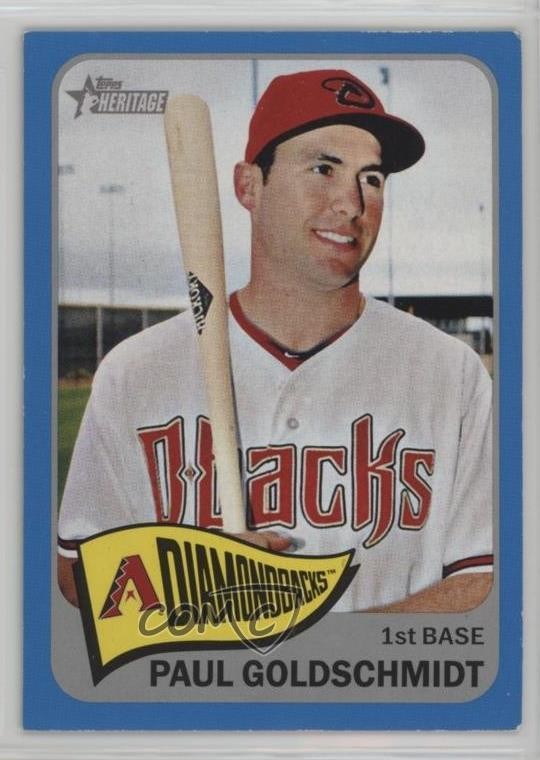 2014 Topps Heritage Blue Border Paul Goldschmidt #463 18l6