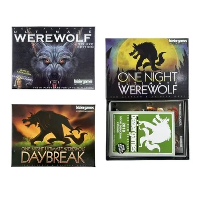 One Night Ultimate Werewolf Card Game – Alien Super Villains Party Deck