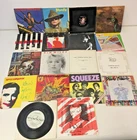 80s Vinyl 7" Singles Job Lot David Bowie Blondie Squeeze U2 Bundle x36 E29 P773