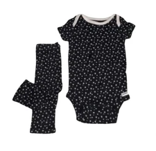 Gerber Organics Baby Girl 2pc. Set Bodysuit & Pants Size 0-3m