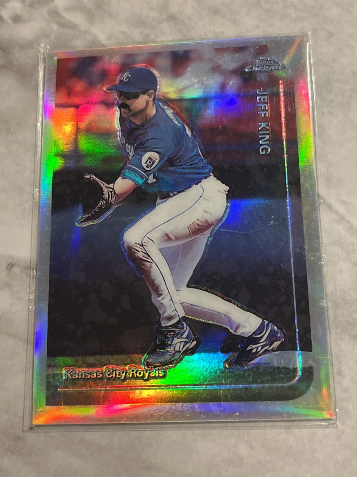 1999 Topps Chrome Jeff King 193 Refractor Kansas City Royals