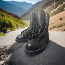 Danner 21210 Men's Acadia 8" Black Leather Waterproof Boot Sz 9.5 MSRP $400