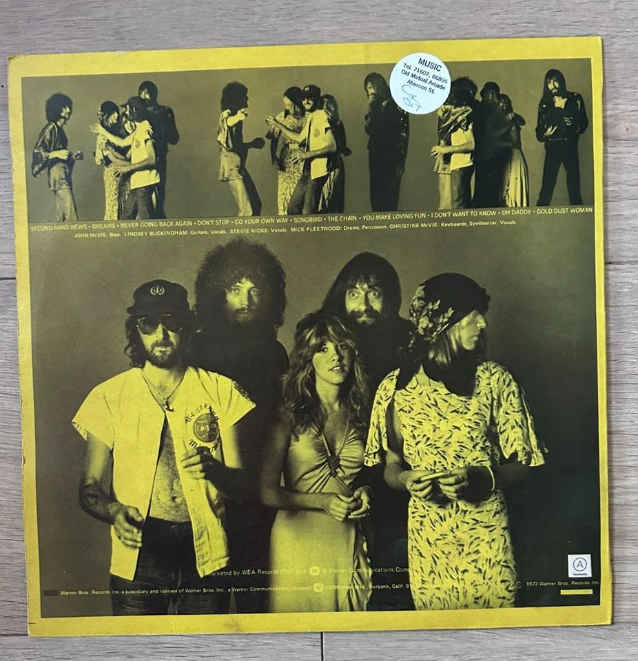 Fleetwood Mac HYPER RARE Zimbabwe Press Rumours Eagles, Zeppelin, Petty, Beatles - Image 2 of 4