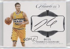 2016-17 Panini Flawless Excellence Signatures 4/25 Danilo Gallinari Auto 3d3