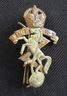 WW2 Royal Electrical & Mechanical Engineers (King's Crown) Bi-Metal Cap Badge