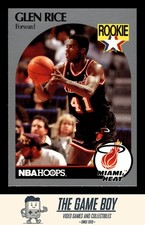 1990-91 Hoops #168 Glen Rice Miami Heat RC