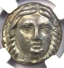 Maussollus Caria AR Tetradrachm Silver Coin 377-352 BC - Certified NGC VF