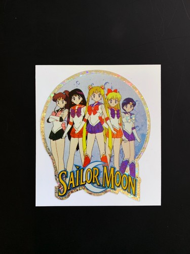 SAILOR MOON ULTRA RARE LARGE vintage sticker TOEI Japanese prism prismatic foil - Picture 10 of 11