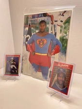 Bo Jackson Beckett Magazine + 2 Card Fan Gift Display Bundle Royals Raiders UA