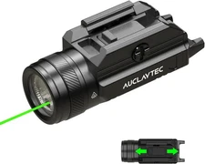 1200 Lumen Pistol Light Laser Combo Green Beam Anodized Aluminum