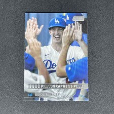 2021 Topps Stadium Club Black Foil #80 Walker Buehler - Los Angeles Dodgers