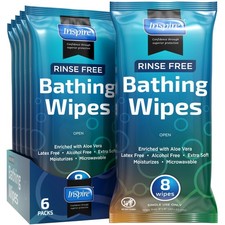 Rinse Free Body Wash Wipes  Bathing Wipes, Shower Wipes  Extra Large Adult
