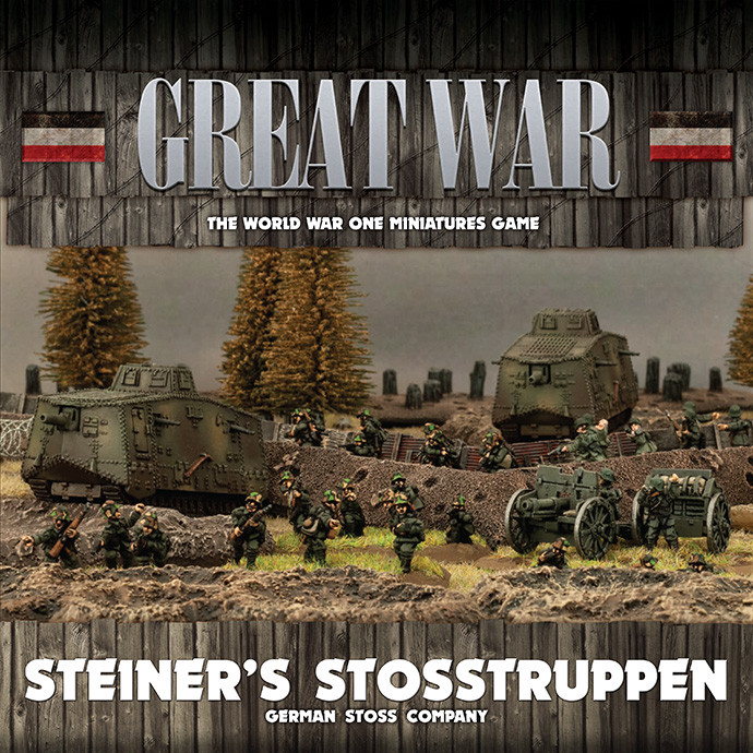 stein - Flames of War(フレイムズ・オブ・ウォー) Great War 1/100 Steiner&#39;s Stosstruppen プラモデル(GGEAB02) Battlefront Miniatures Hobby
