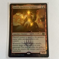MTG: Aetherdrift - Daretti, Rocketeer Engineer - Rare - 0120 NM 