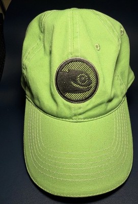 SUSE Green Hat Adjustable Strapback Dad Cap Bright Green Gecko Logo Cap