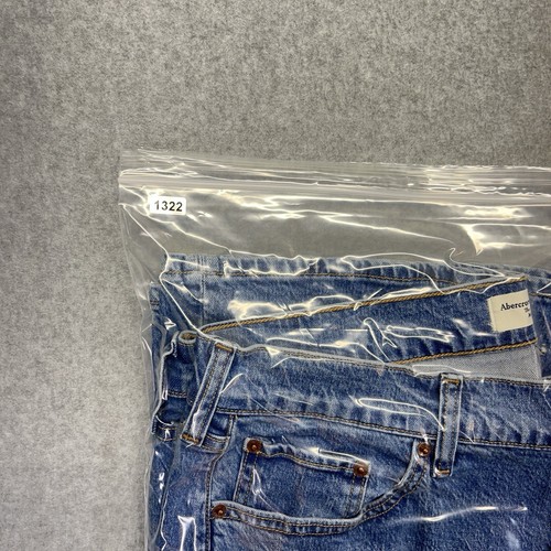 Abercrombie & Fitch The Bootcut Mid Rise Curve Love Jeans Womens 32L Blue NEW - Picture 16 of 16
