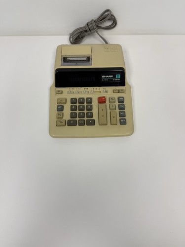 Sharp EL-1197G II GT Function 10 Digit Vintage Desktop Printing Calculator - Picture 6 of 24