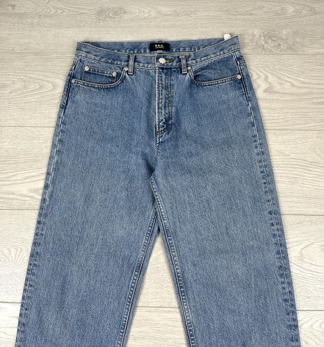 A.P.C. Jeans Martin blu denim taglio dritto pantalone jeans uomo taglia 30 - Foto 2 di 14
