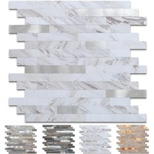 Midcard 10-Sheet Peel & Stick Backsplash Tile for Kitchen Bathroom