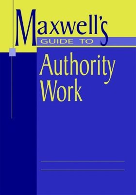 Maxwell's Guide to Authority Work Paperback Robert L. Maxwell