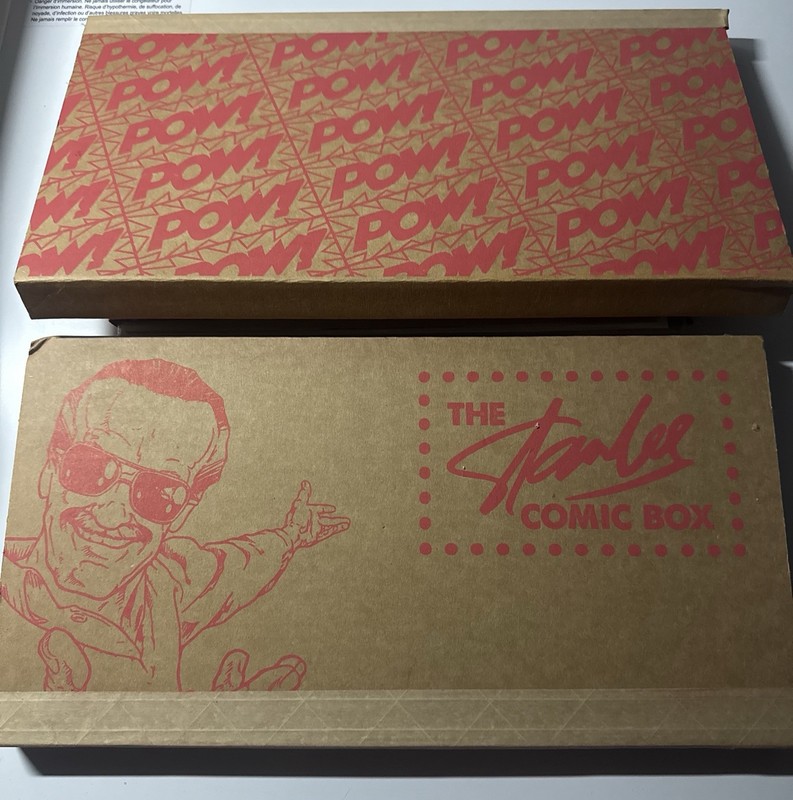 Sealed Stan Lee Comic Book Box POW Design Brown Collectible Merchandise