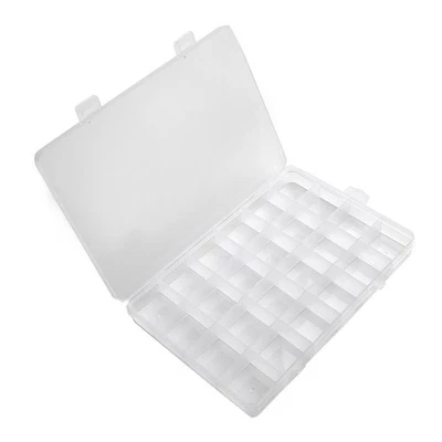 Transparent Rangement Boite Perles Récipient Boitier Organiseur - Photo 1/4