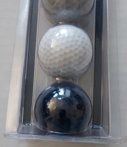 Team Golf NFL Seattle Seahawks Regulation Golf Balls 3-Pack Grey/White/Navy Blue - Picture 5 of 9