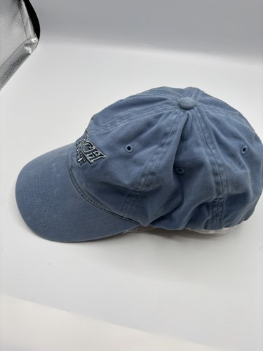Vintage 2003 Anheuser Bush Light Blue Jean Adjustable Strap Baseball Cap RARE - Picture 2 of 10