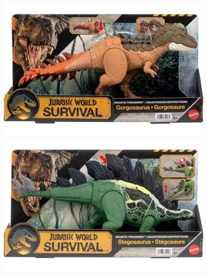 Jurassic World Survival Gigantic Thrashers 2pk: Gorgosaurus
