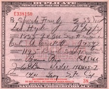 Vint 1931 Prohibition Whiskey Prescription Doctor Pharmacy Bar California Hyde