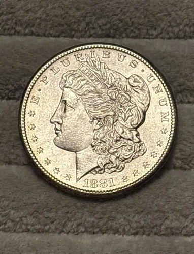 1881-S Morgan Silver Dollar Gem BU Semi-PL
