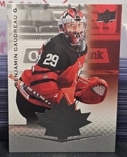 2021 Upper Deck Team Canada Benjamin Gaudreau 🇨🇦🇨🇦🇨🇦 San Jose Sharks 