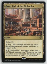 Great Hall of the Biblioplex LP 257 Secrets of Strixhaven Magic: The Gathering