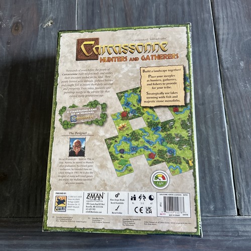 Carcassonne: Hunters & Gatherers Board Game New Sealed - Picture 2 of 6