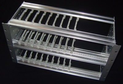 + 2 Eurorack-Modul-Cases, Einbaurahmen, Baugruppenträger - je 3HE, 19'', 84TE +