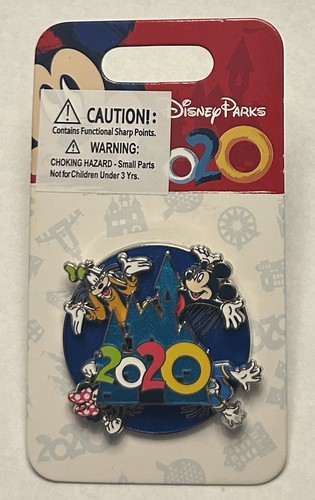 Disney - Year Dated 2020 Parks Castle Spinner - Mickey Minnie Goofy Donald Pin