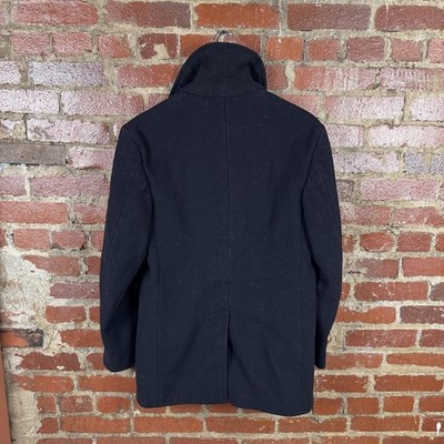 Vintage Naval Clothing Depot Peacoat Mens 38 Wool USN Double