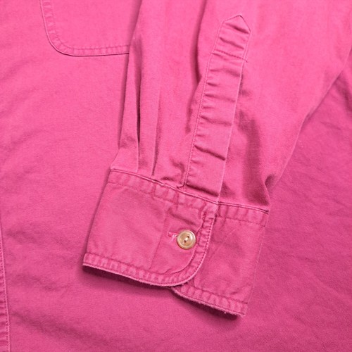 Vintage Chaps Ralph Lauren Button Down Shirt Men’s Size XL Burgundy Red LS READ - Picture 2 of 14