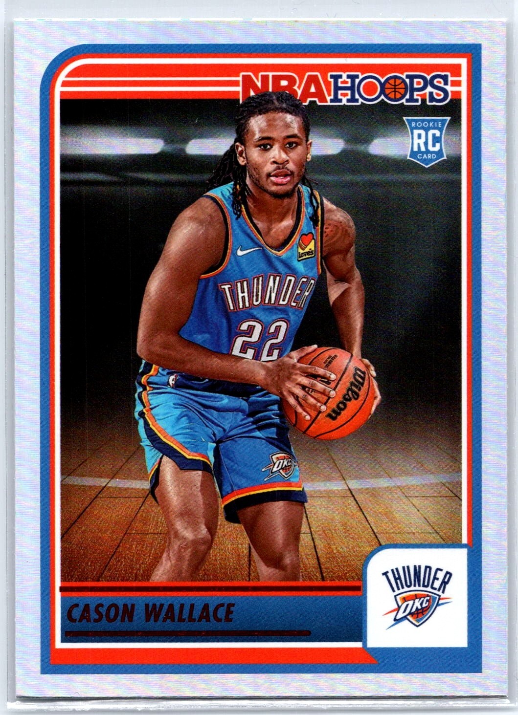 2023-24 Panini Hoops Cason Wallace IMPULSE ULTRA SSP CASE HIT #252 RC OKC