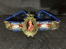 Premuim Lord Lonsdale British Council Boxing Championship Die Cast Adult Belt BE
