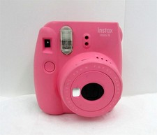 Fujifilm Instax Mini 9 Instant Camera, Flamingo Pink FOR PARTS ONLY