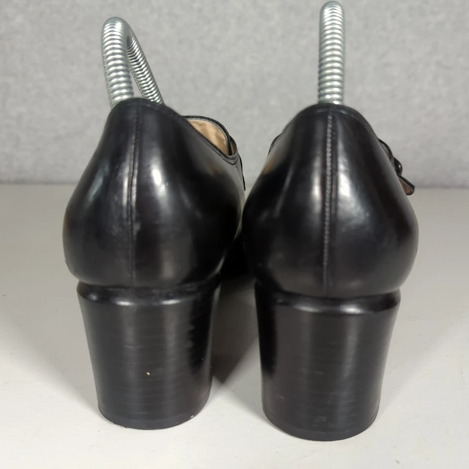 Enzo Angiolini 10M Negro Tacones Gruesos Zapatos de Bomba Escuela Niña Juegos con disfraces Mary Jane Foto 4 de 4