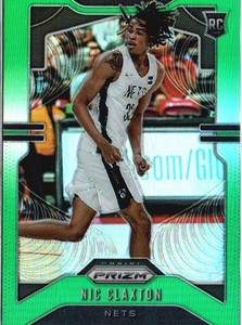 2019-20 Panini Prizm #292 Nicolas Claxton Prizms Green