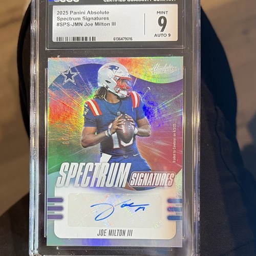 2025 Panini Absolute Joe Milton III Base (RAW)