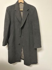 Wool and Cashmere Wool blend Gray Overcoat Men